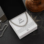 Cuban Link Necklace with Personalized Message to Son from Proud Mom