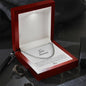 Cuban Link Necklace with Personalized Message to Son from Proud Mom