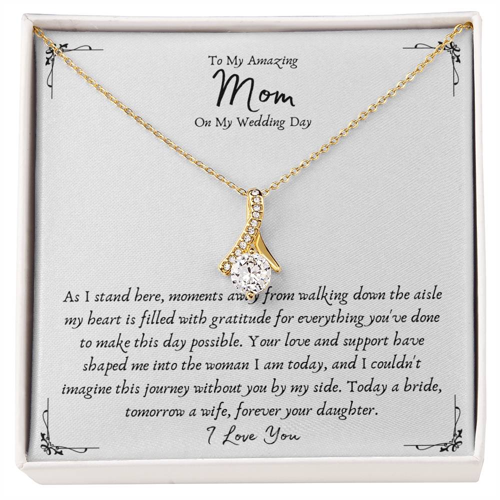 Mother Of The Bride Alluring Beauty Pendant Gift Necklace From Daughter - Wedding Gifts From Bride