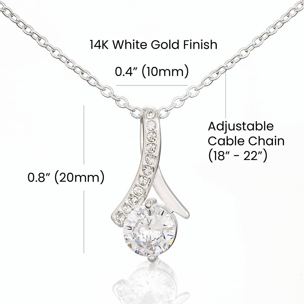 Mother Of The Bride Alluring Beauty Pendant Gift Necklace From Daughter - Wedding Gifts From Bride