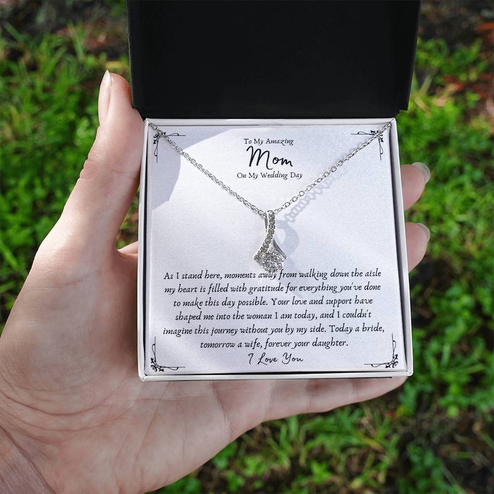Mother Of The Bride Alluring Beauty Pendant Gift Necklace From Daughter - Wedding Gifts From Bride