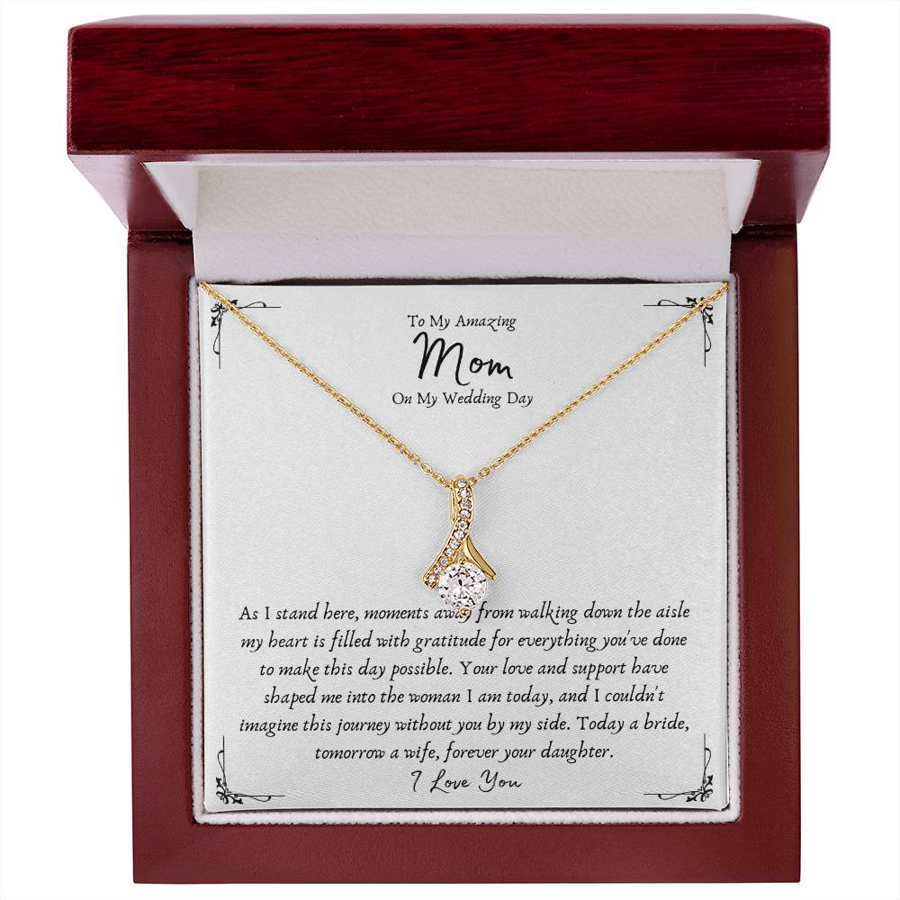Mother Of The Bride Alluring Beauty Pendant Gift Necklace From Daughter - Wedding Gifts From Bride