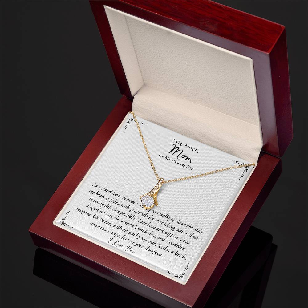 Mother Of The Bride Alluring Beauty Pendant Gift Necklace From Daughter - Wedding Gifts From Bride