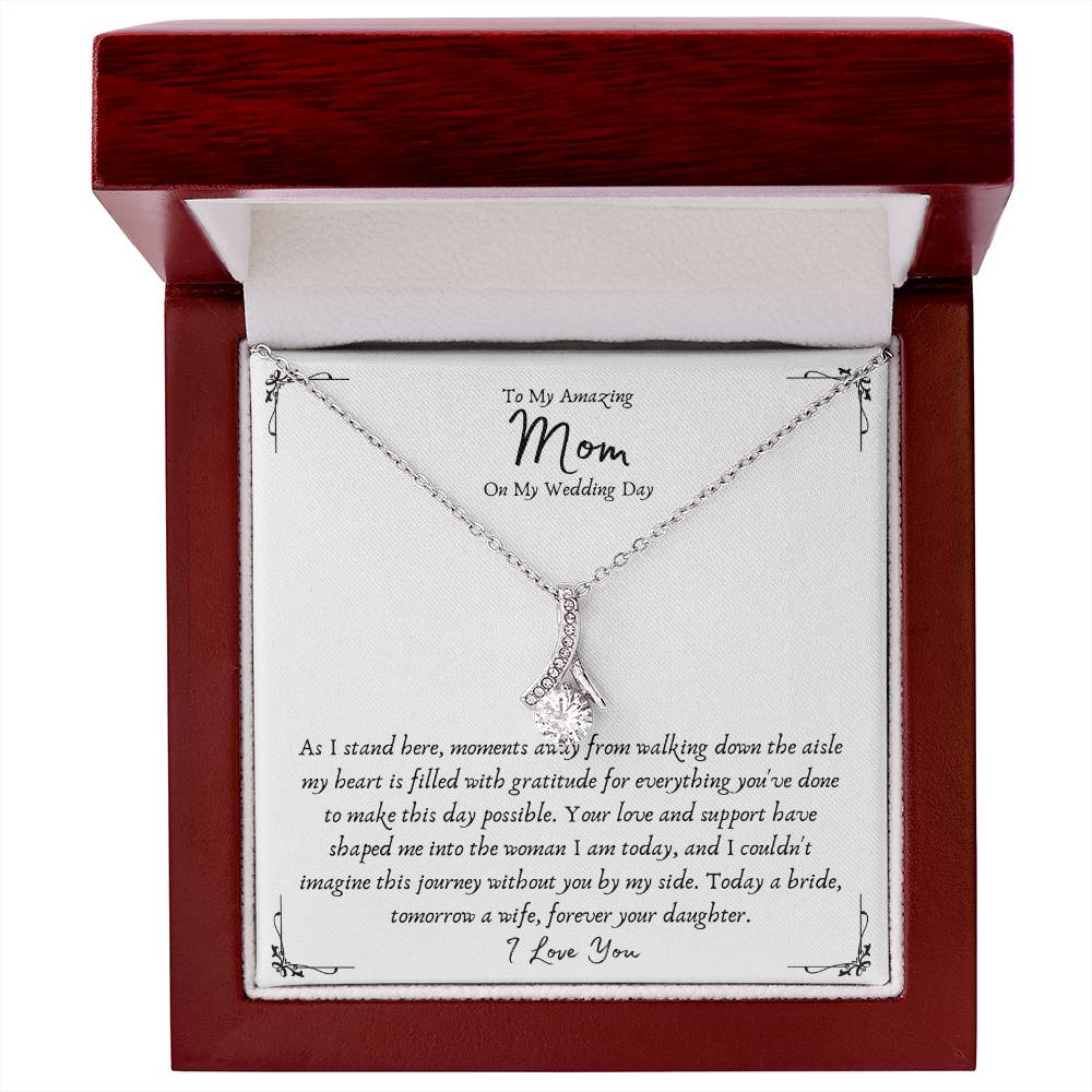 Mother Of The Bride Alluring Beauty Pendant Gift Necklace From Daughter - Wedding Gifts From Bride
