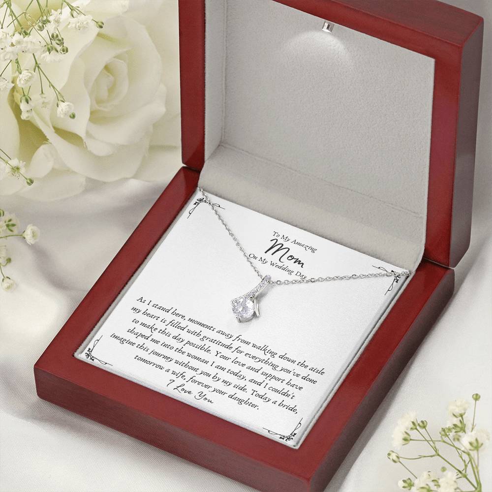 Mother Of The Bride Alluring Beauty Pendant Gift Necklace From Daughter - Wedding Gifts From Bride