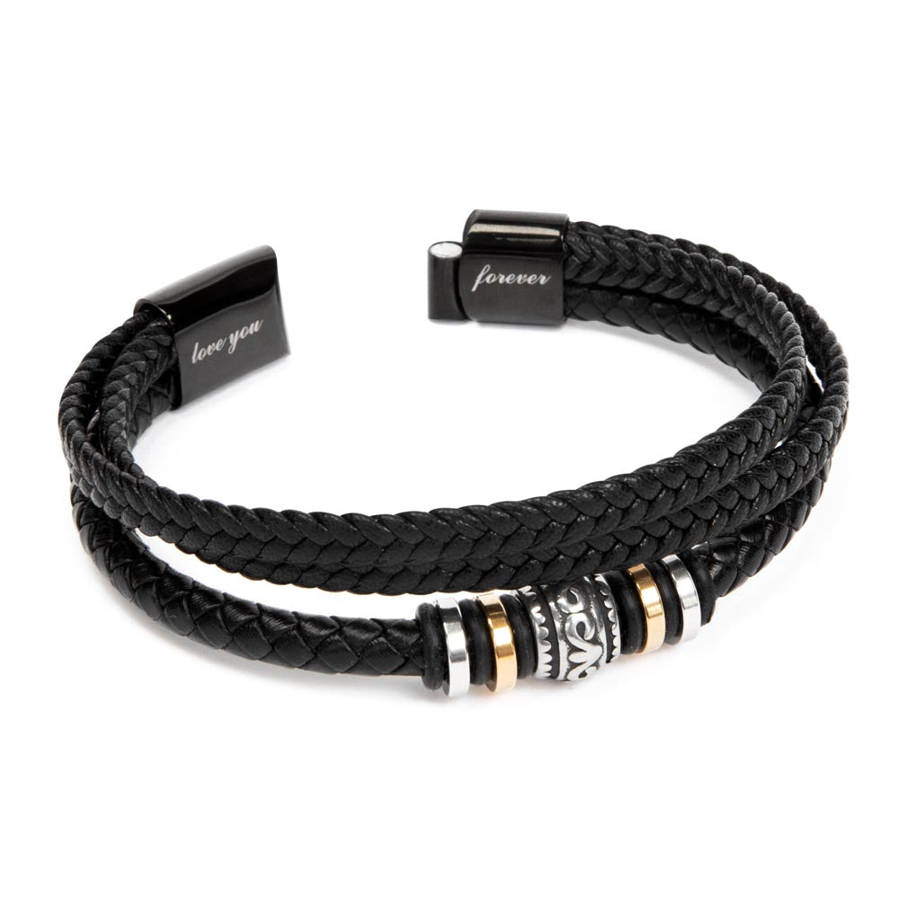 Forever Bond Engraved Bracelet From Mom