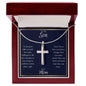 Son Cross Necklace From Mom