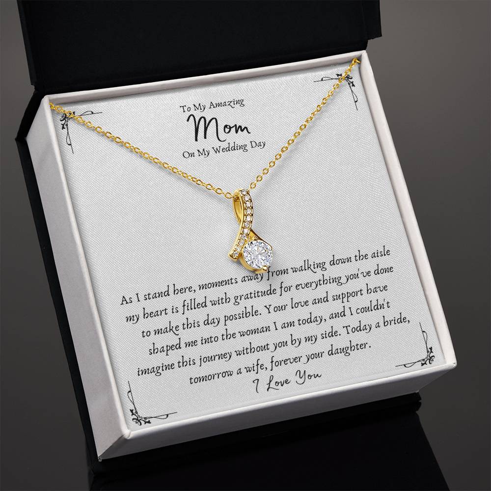 Mother Of The Bride Alluring Beauty Pendant Gift Necklace From Daughter - Wedding Gifts From Bride