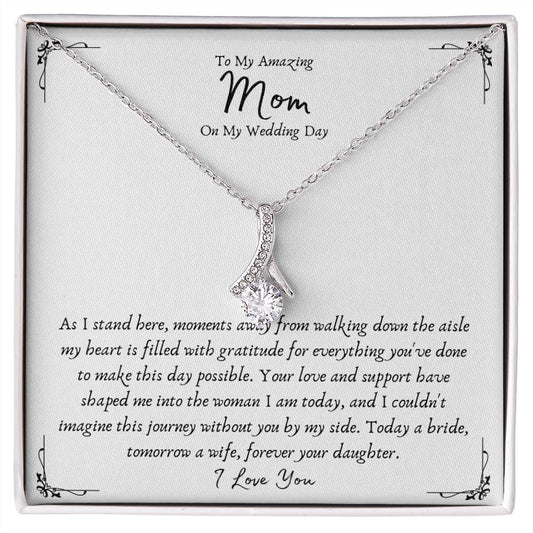 Mother Of The Bride Alluring Beauty Pendant Gift Necklace From Daughter - Wedding Gifts From Bride
