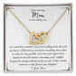 Mother Of The Bride Interlocking Hearts Gift Necklace From Daughter - Wedding Gifts From Bride