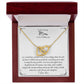 Mother Of The Bride Interlocking Hearts Gift Necklace From Daughter - Wedding Gifts From Bride