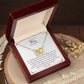 Mother Of The Bride Interlocking Hearts Gift Necklace From Daughter - Wedding Gifts From Bride