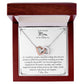 Mother Of The Bride Interlocking Hearts Gift Necklace From Daughter - Wedding Gifts From Bride
